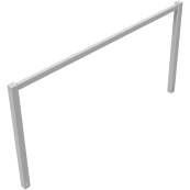 Stationary access barriers | welded | with top bar | hot-dip galvanized | total width: 2500 mm